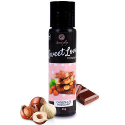 Lubrifiant Comestible Chocolat Noisette 60 ml