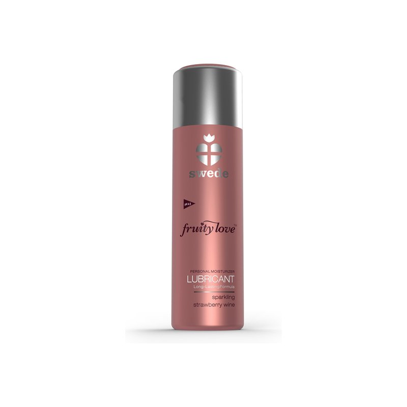 Lubricante Base de Agua Fresas con vino 100 ml