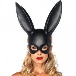 Leg Avenue Masque Grandes Oreilles de Lapine Noir