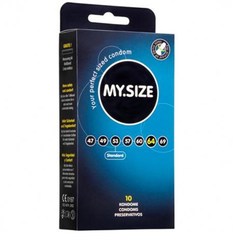 Mysize 64 preservativos XXL 10 Uds