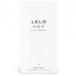 Boîte de préservatif LELO Hex 12 PCs