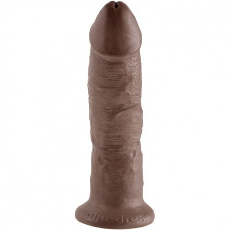 King Cock Pene Realístico 23 cm Marrón