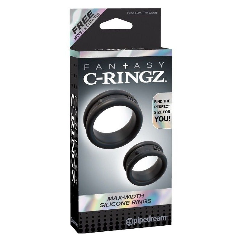 Max anillos de Silicona para el Pene Negro