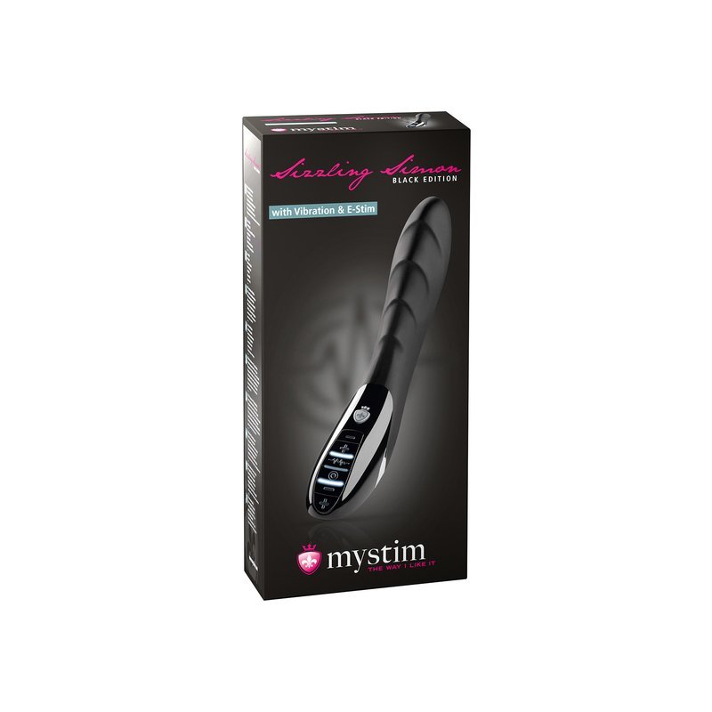 Sizzling Simon Estim Vibrador Eric Estim Negro