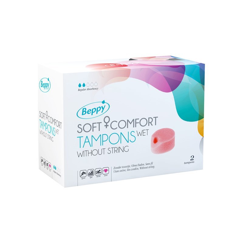 Beppy Tampones Sin Cordón Lubricados 2 Uds