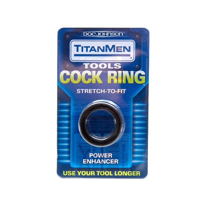 Anneau pour Pénis Titanmen Noir
