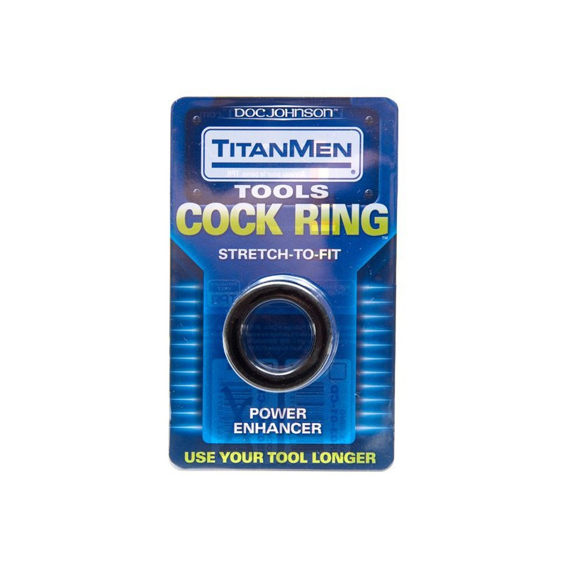 Anneau pour Pénis Titanmen Noir