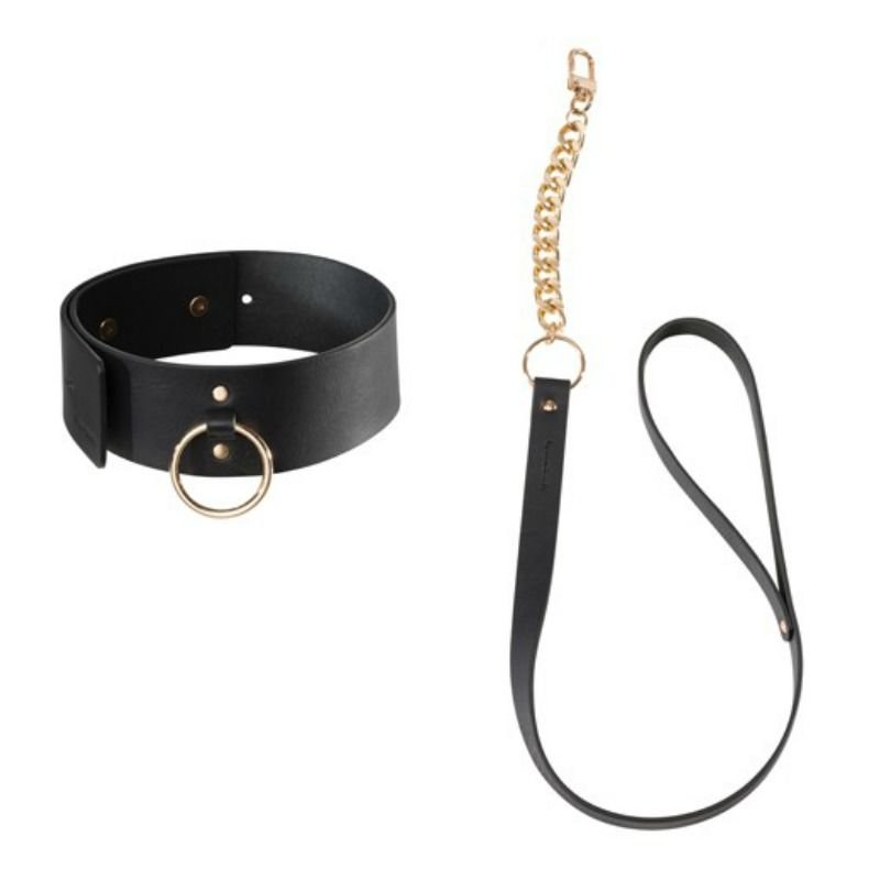 Maze Collar Negro con Correa