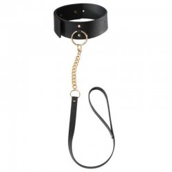 Maze Collar Negro con Correa