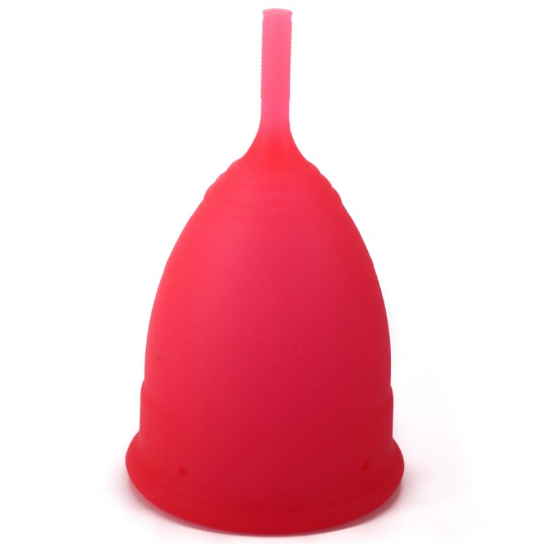 Copa Menstrual Silicona Médica L Roja