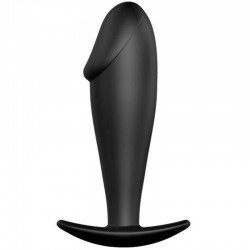 Plug Anal Silicone Forme Pénis Noir