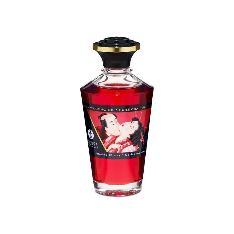 Shunga Aceite Efecto Calor Cereza 100 ml