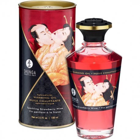 Shunga Aceite Efecto Calor Vino 100 ml