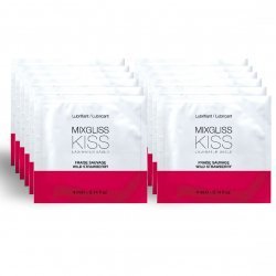 Mixgliss Lubrifiant Base Eau Arôme de Fraise 12 Monodoses 4 ml