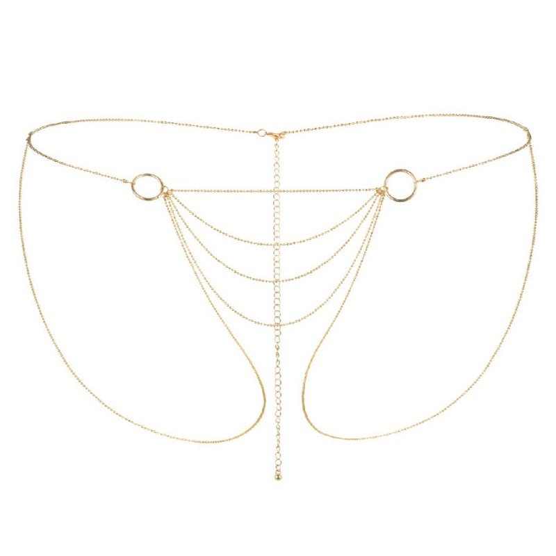 Culotte de Cadenas Metálicas Dorado