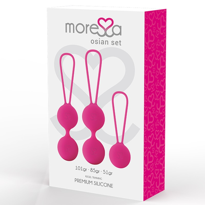 Amoressa Osian Set Premium Silicona Rosa