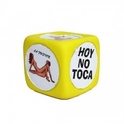 Dado Grande Sexo con Posturas Amarillo