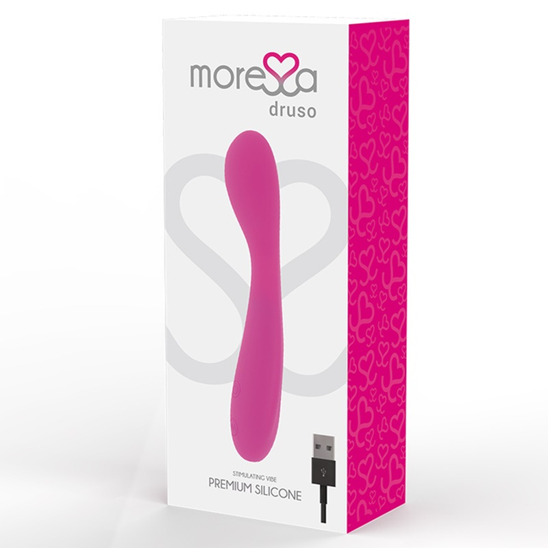 Vibrador Druso Premium Silicona Recargable Rosa