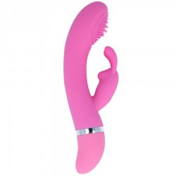 Susy Oscillant Silicone Rabbit Rose