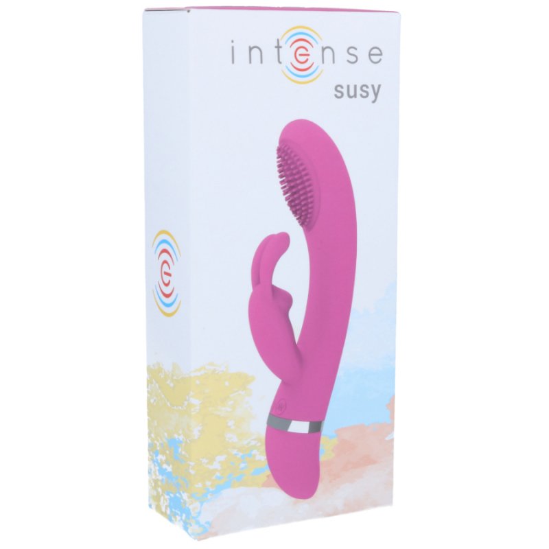 Susy Vibrador Oscilante Silicona Rabbit Rosa