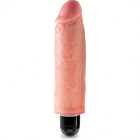 King Cock 6 Vibrador Stiffy Flesh 18 cm