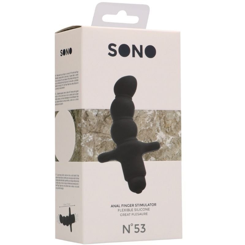 Sono N53 Estimulador Anal Dedo Negro