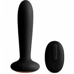 Anal Plug cousin télécommande chauffage 12 cm noir