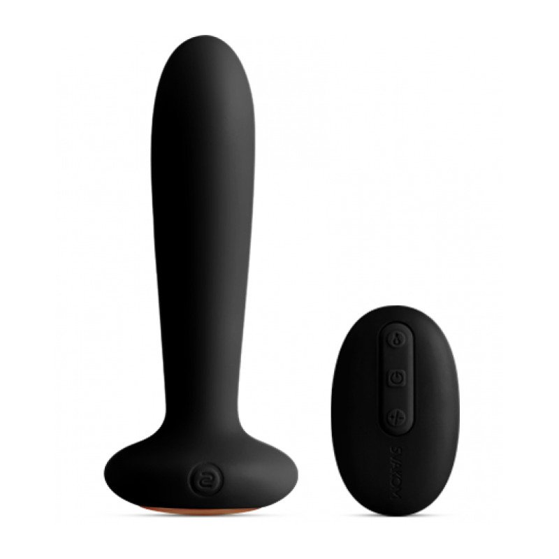 Primo Plug Anal Heating Control Remoto 12 cm Negro