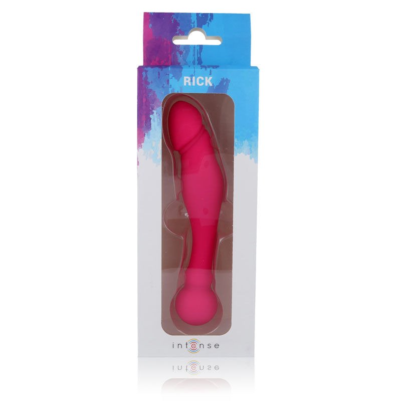 Rick Dildo Dual Silicona Rosa