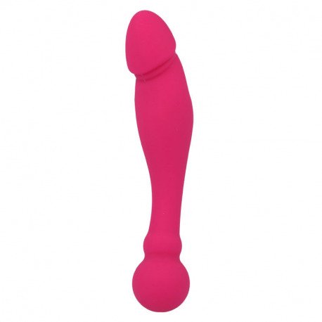 Rick Dildo Dual Silicona Rosa