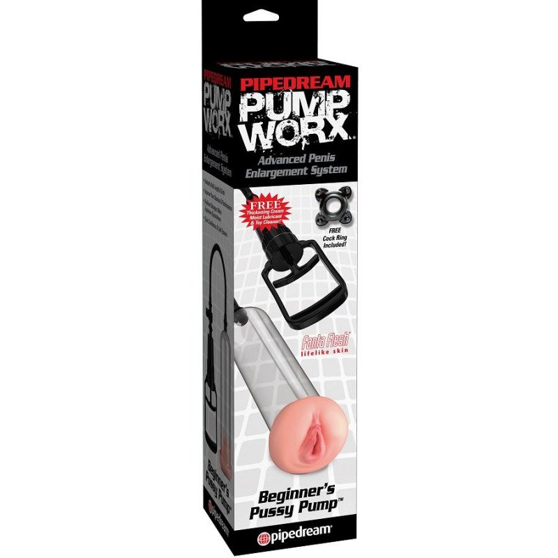 Pump Worx Bomba de Erección con Vagina para Principiantes