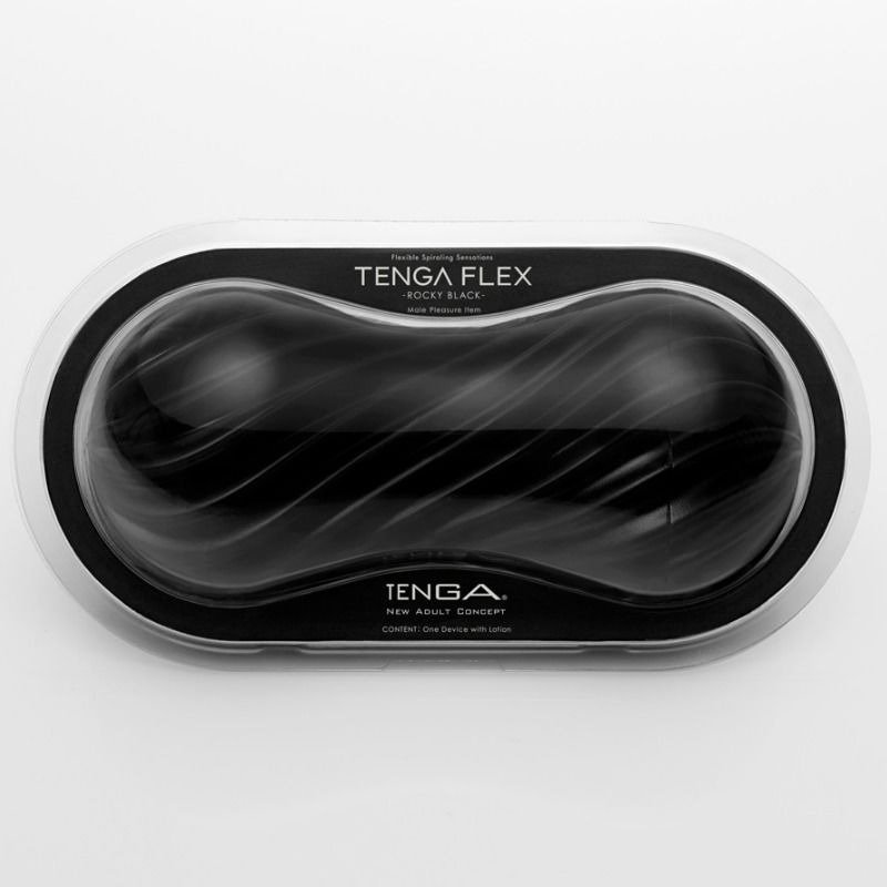 Tenga Flex Masturbador Rocky Negro