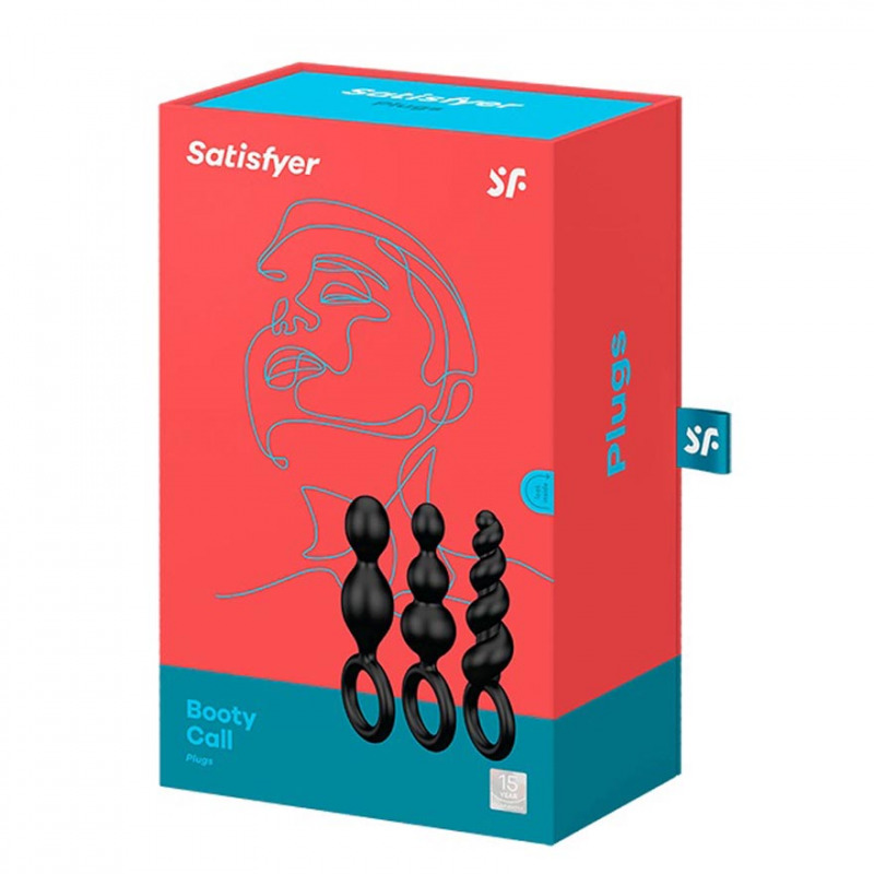 Kit Satisfyer Plugs Anales Negro