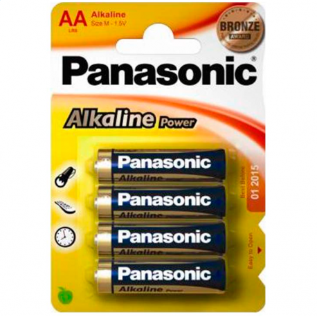 Panasonic Bronze Pila Alcalina AA 4 Uds.