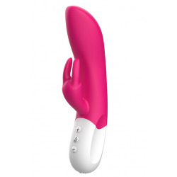 Mighty cerise de vibrateur lapin