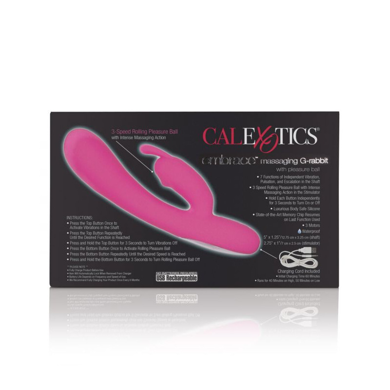 Conejito Vibrador Rosa Embrace Massaging 