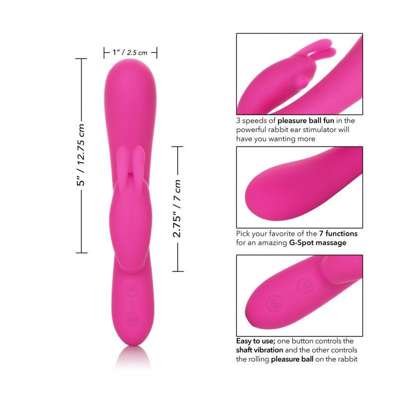 Conejito Vibrador Rosa Embrace Massaging 