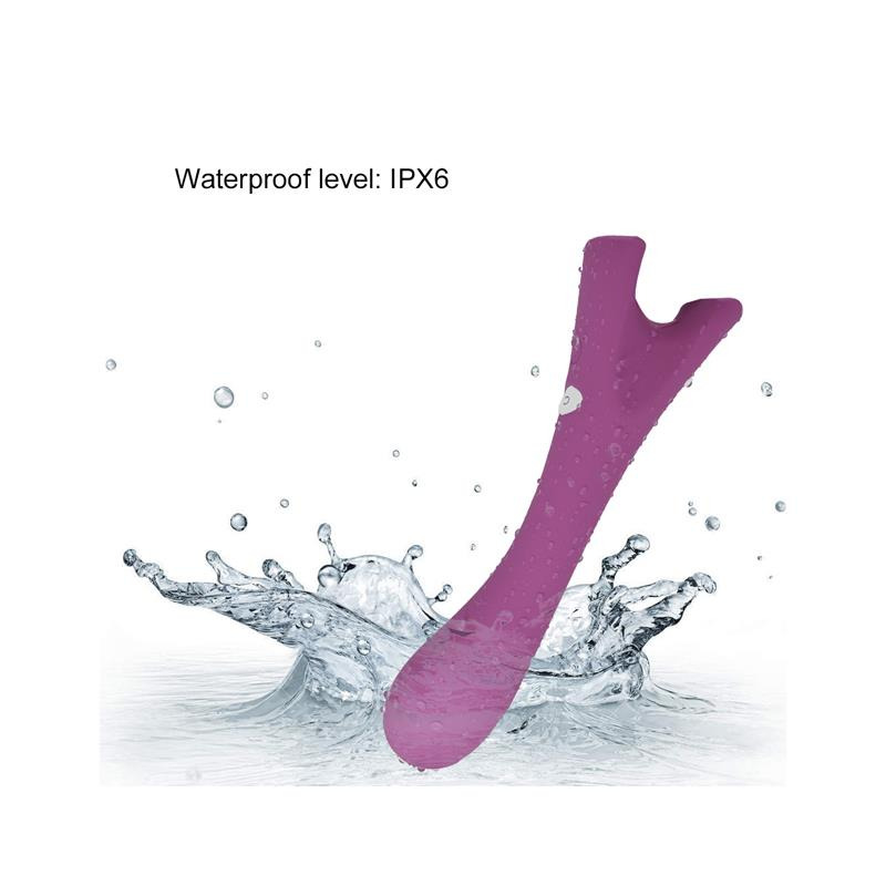 Bardot Vibrador Silicona USB Morado