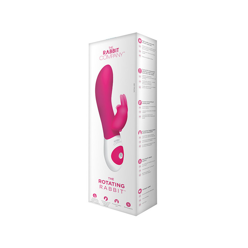 Rotating Rabbit Vibrador Rosa