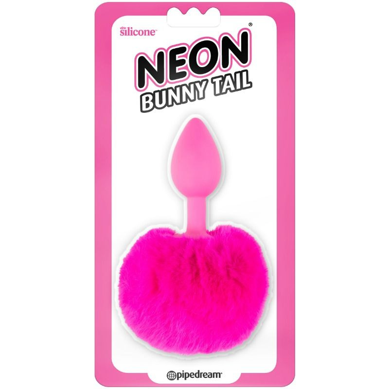 Cola Conejo Plug de Silicona Rosa