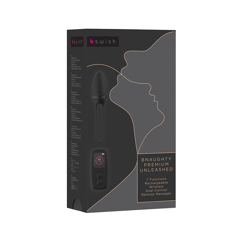 Bnaughty Premium Huevo Remoto Negro