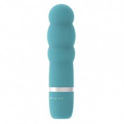 Vibromasseur bleu perle classique bcute