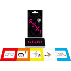 Jeu de cartes Sexe! avec postures sexuelles