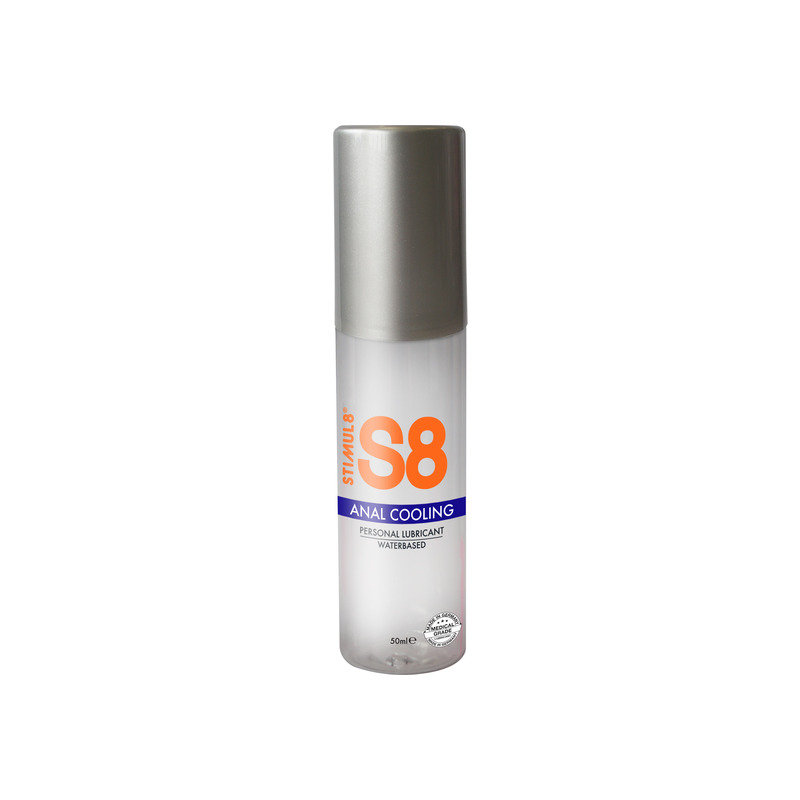 S8 Lubricante Anal Base Agua Efecto Frío