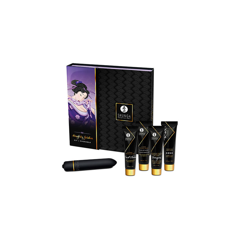 Geisha Kit Vibrador + Cosmética