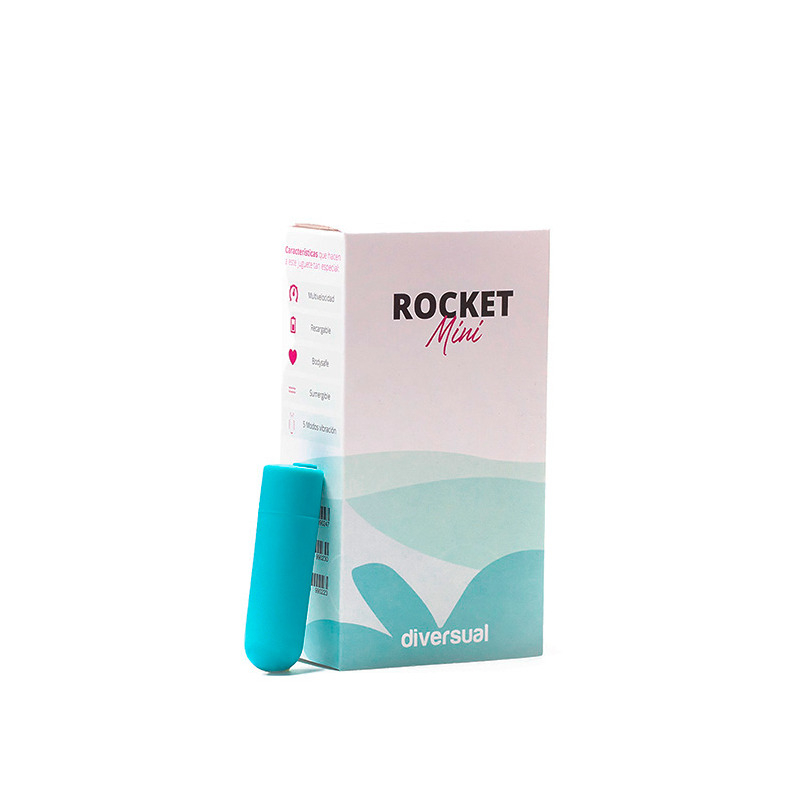 Rocket Mini Recargable Turquesa