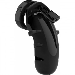 E-Stim Castidad de Pene Negro