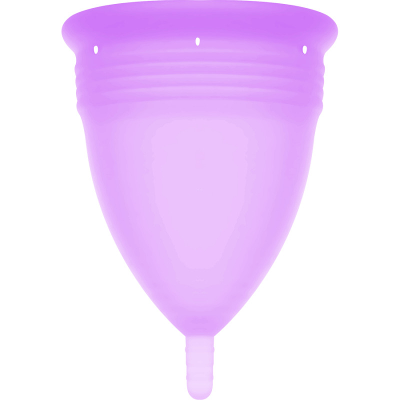Copa Menstrual FDA Silicona Talla L Lila