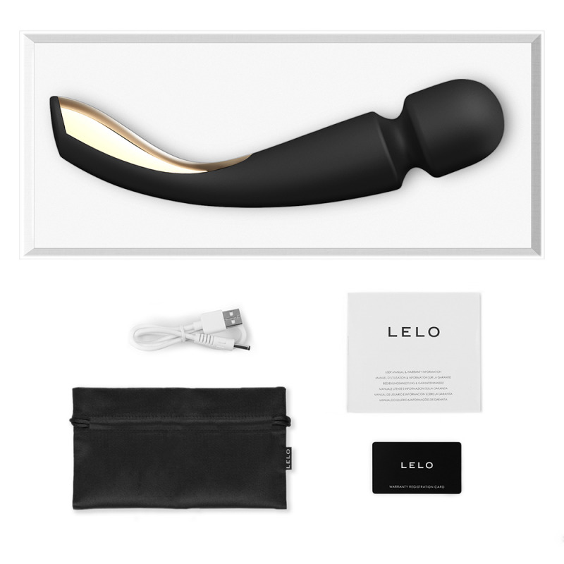 Lelo Smart Wand 2 Masajeador Grande Negro