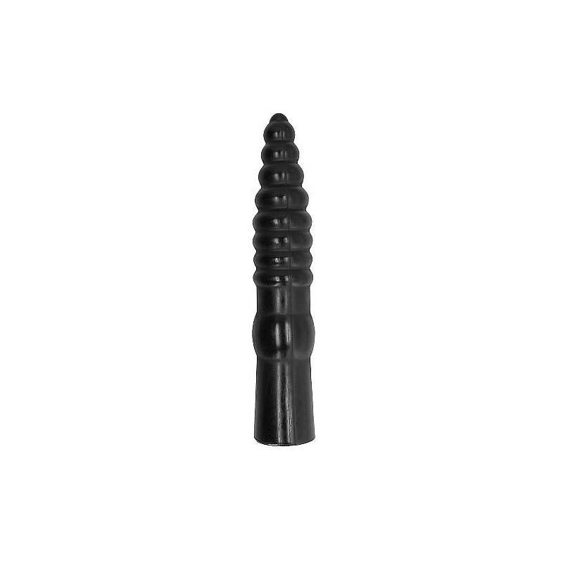 All Black Dildo Clásico 33 cm